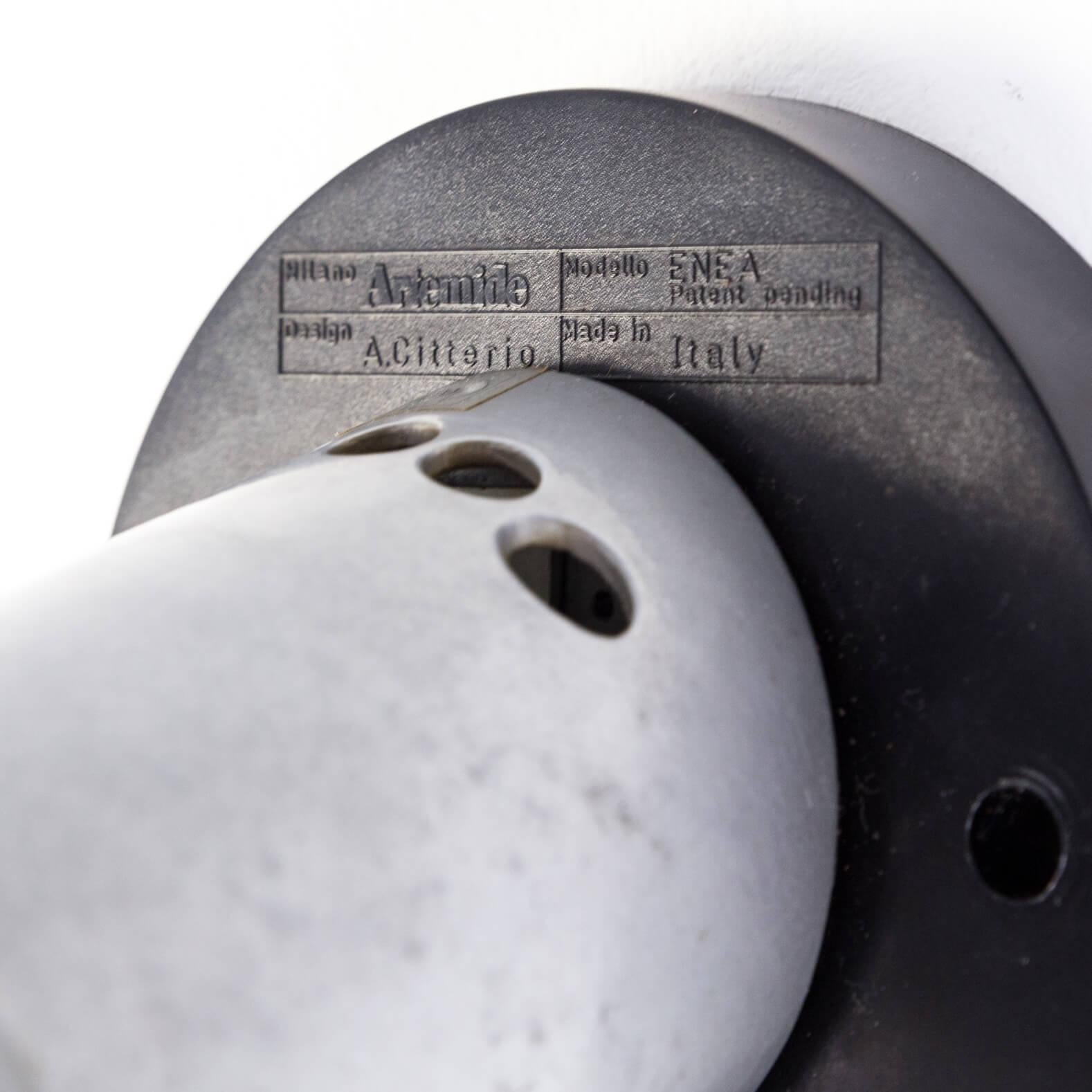 1980s Antonio Citterio ‘Enea’ Wall Lamp for Artemide For Sale 5