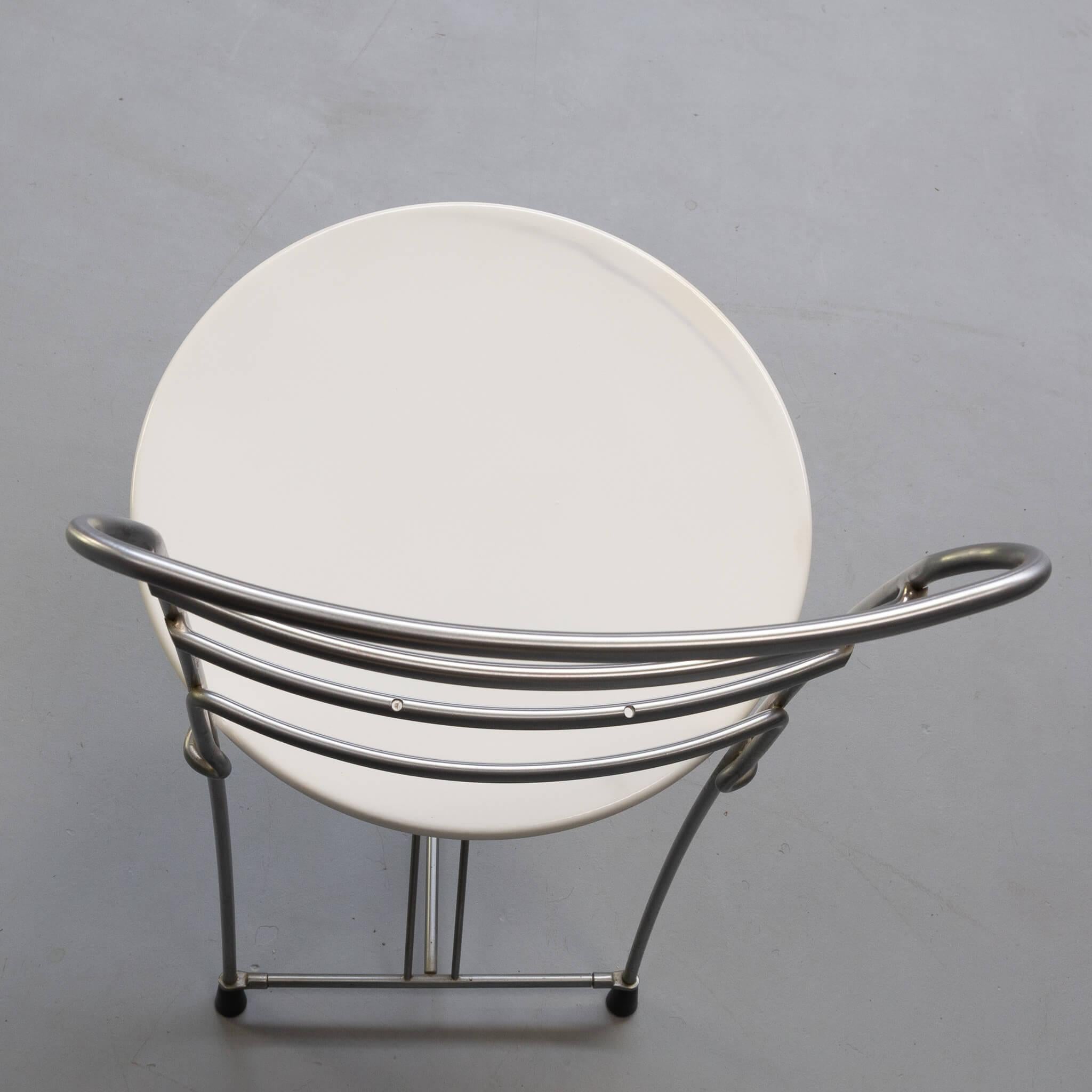 80s Antonio Citterio ‘Eridiana’ chair for Xilitalia set/4 For Sale 4