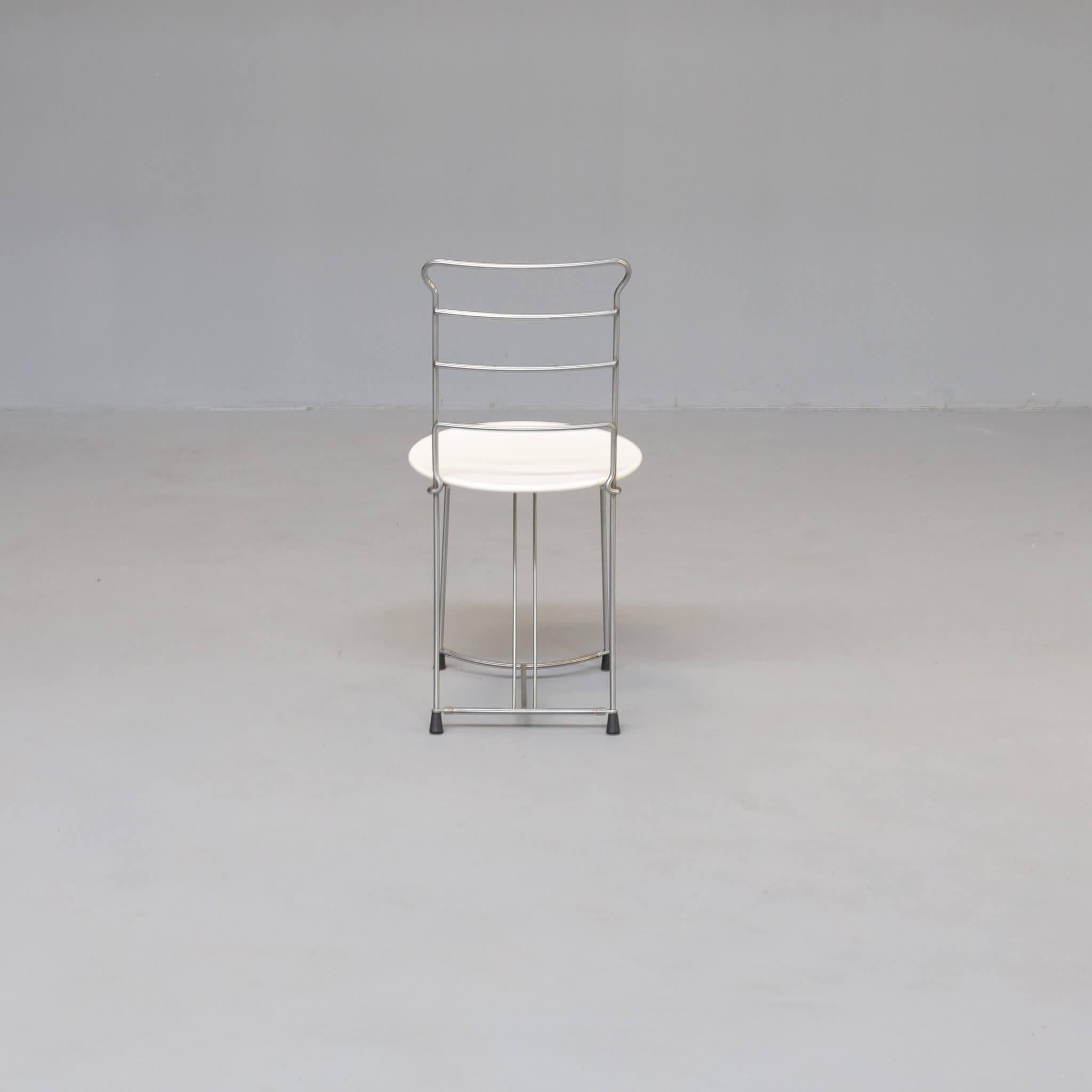80s Antonio Citterio ‘Eridiana’ chair for Xilitalia set/4 For Sale 2