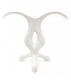1980s Avant-Gard Design Vase Ceramic "Cro" Anna Gili Italian Style Milan