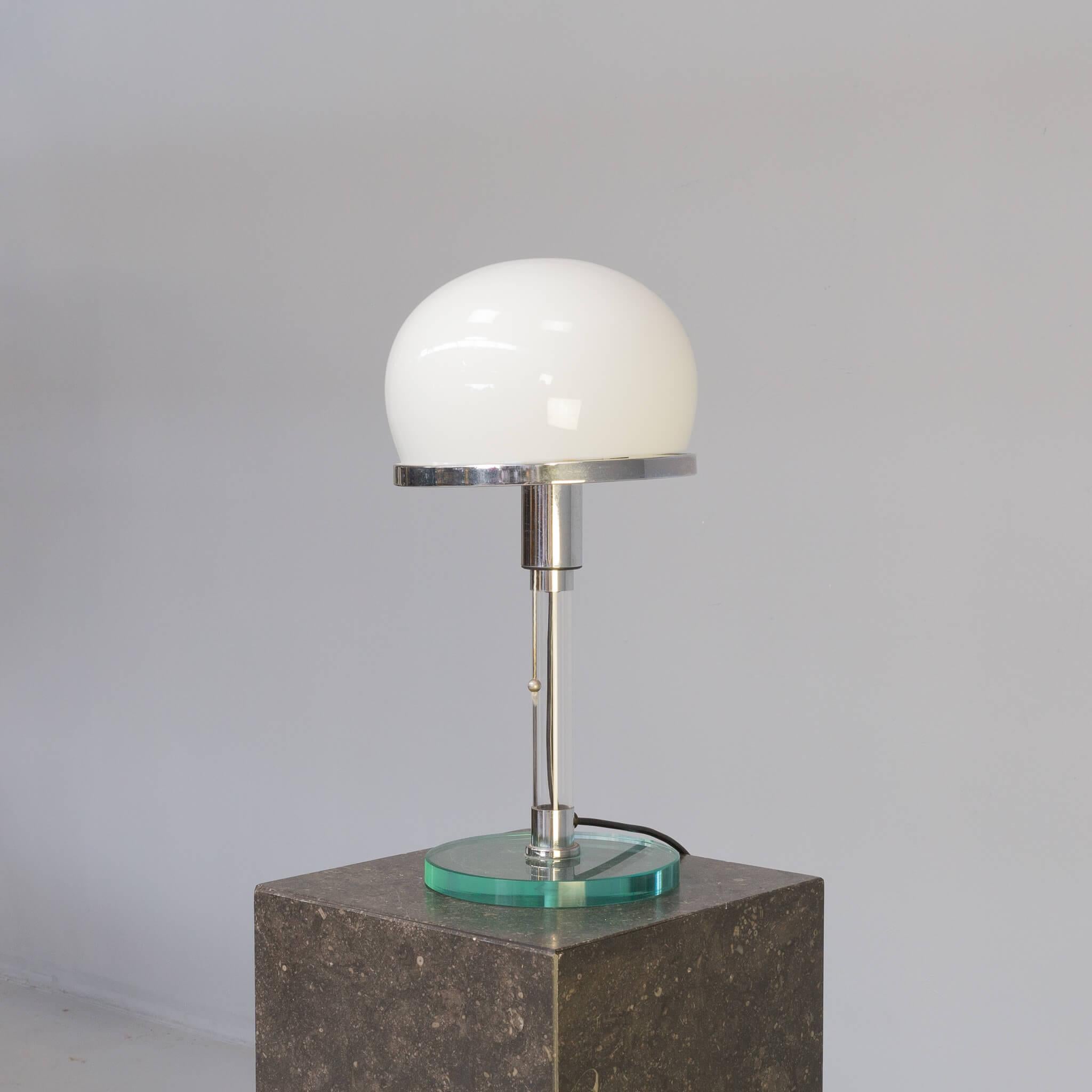 Late 20th Century 80s Bauhaus table lamp ‘valentino’ for Metalarte