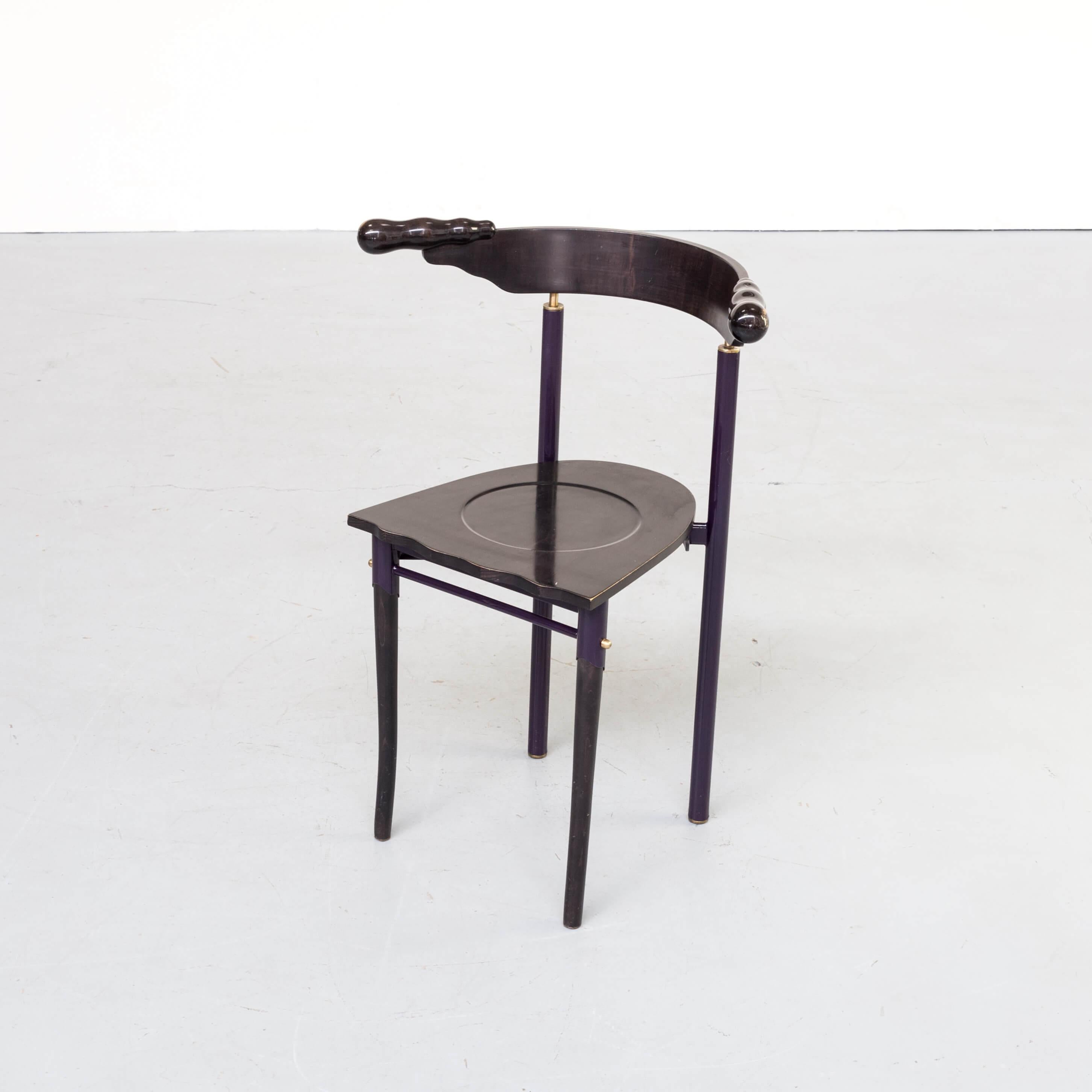 Metal 1980s Borek Sipek ‘Jansky’ Chairs for Driade, Set of 2 For Sale