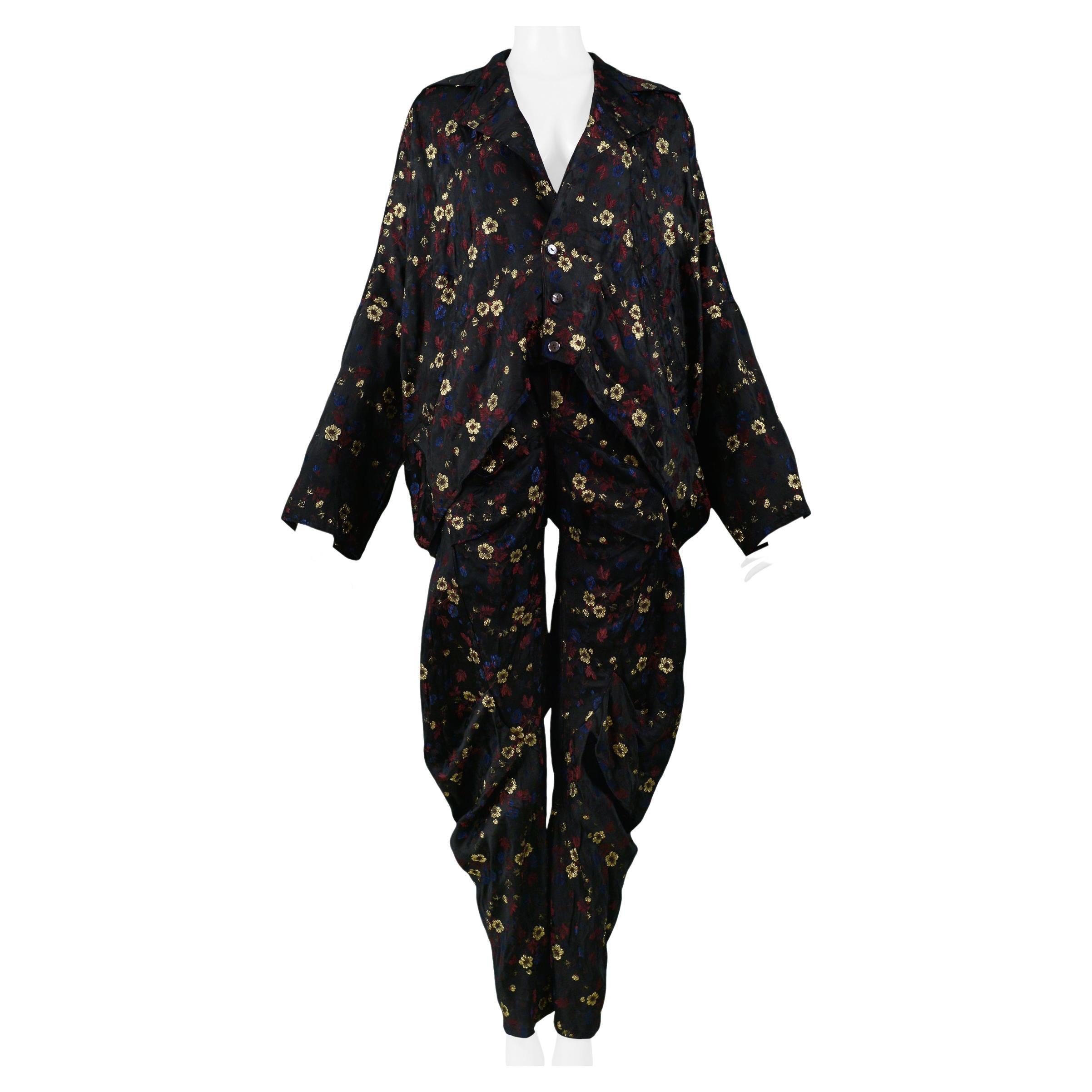 80s British Designer Rachel Auburn "New Romantics" Jacket & Pants Museum Quality For Sale