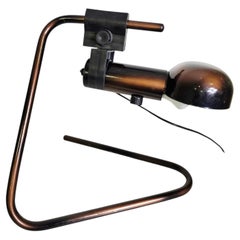 80s Bronze Adjustable Table Lamp