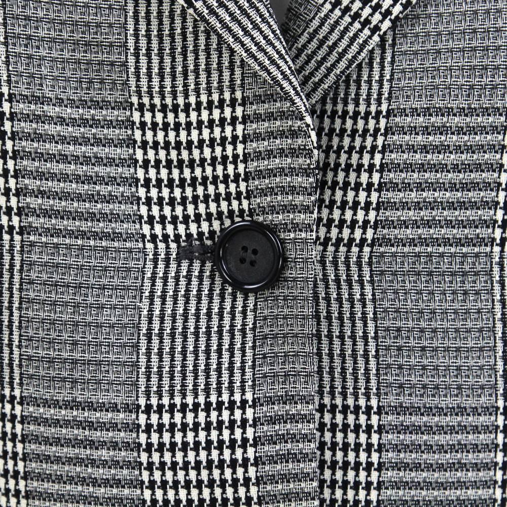 80s Byblos black and white wool jacket In Good Condition In Lugo (RA), IT