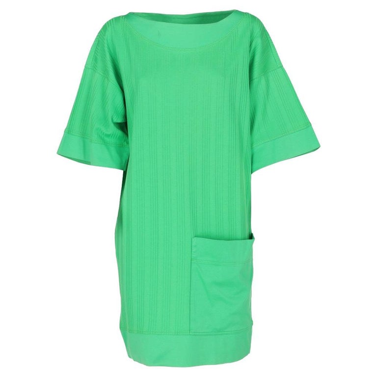 80s Byblos Green Dress For Sale at 1stDibs