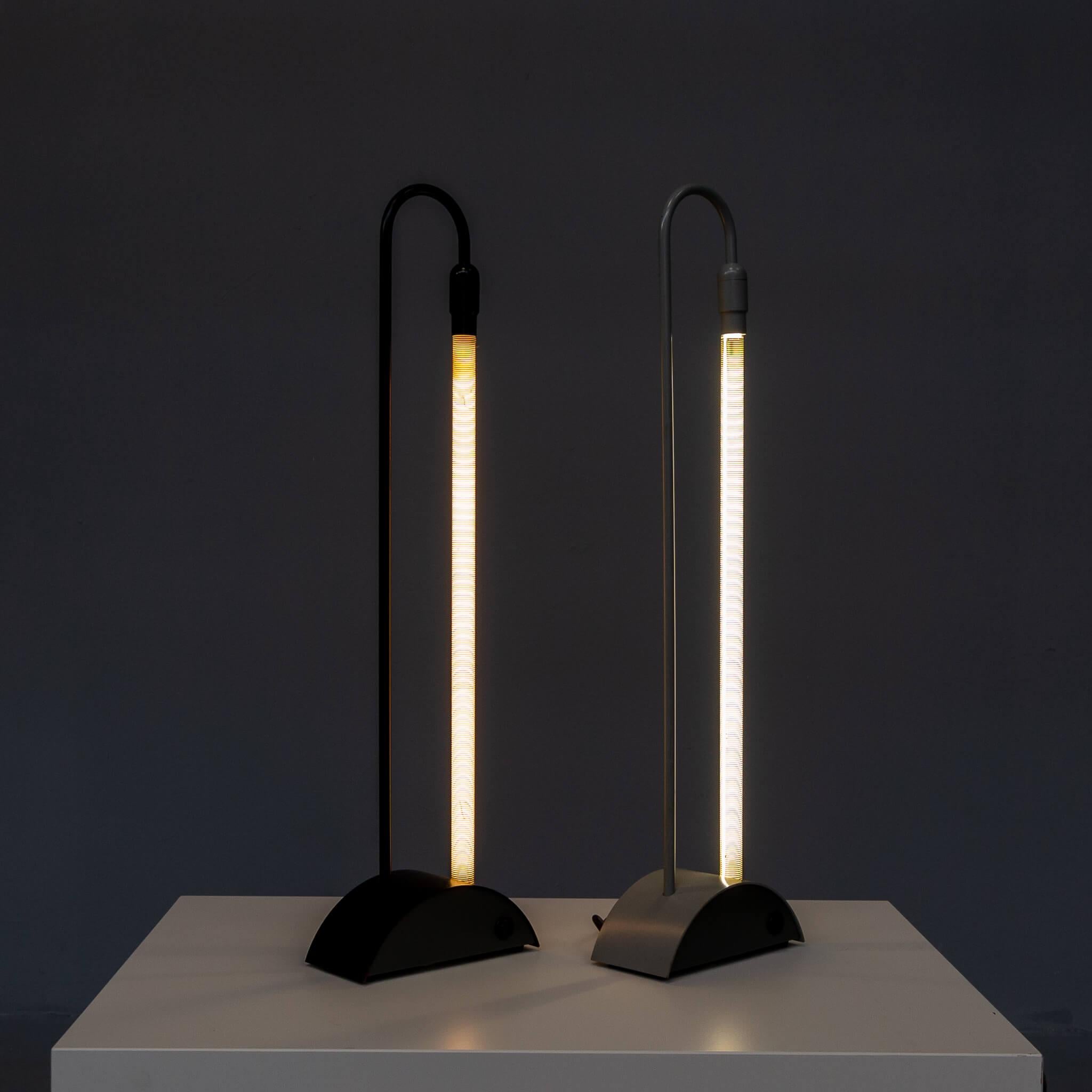 Post-Modern 80s Cees Kranen ‘Flexion’ Table Lamp for Indoor Set/2 For Sale