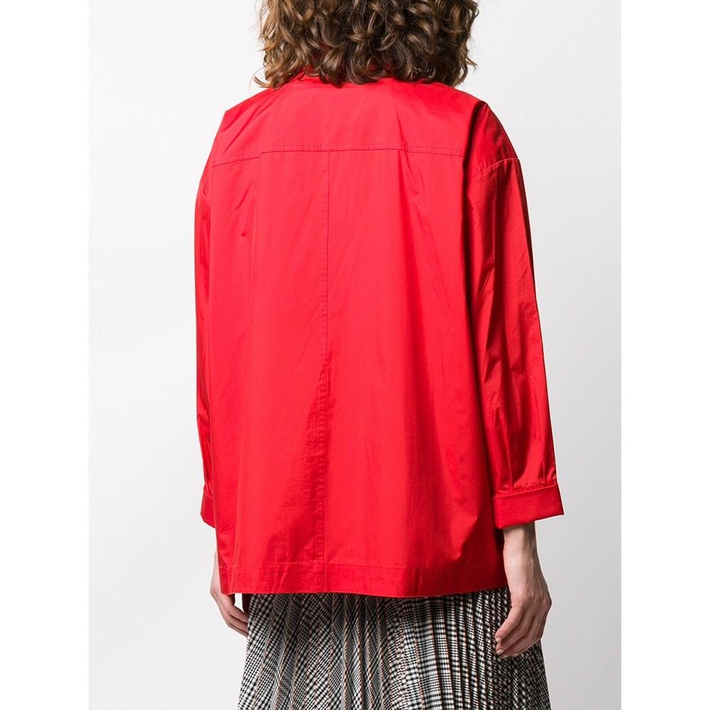 Women's or Men's 80s Chanel Vintage red nylon jacket For Sale