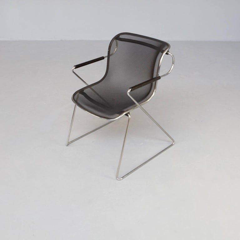 80s Charles Pollock ‘Penelope’ Chairs for Castelli Set/6 For Sale 4