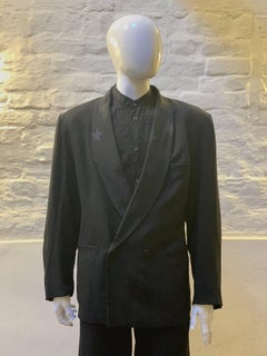 80s Custom Tuxedo Jacket with Star Detailing