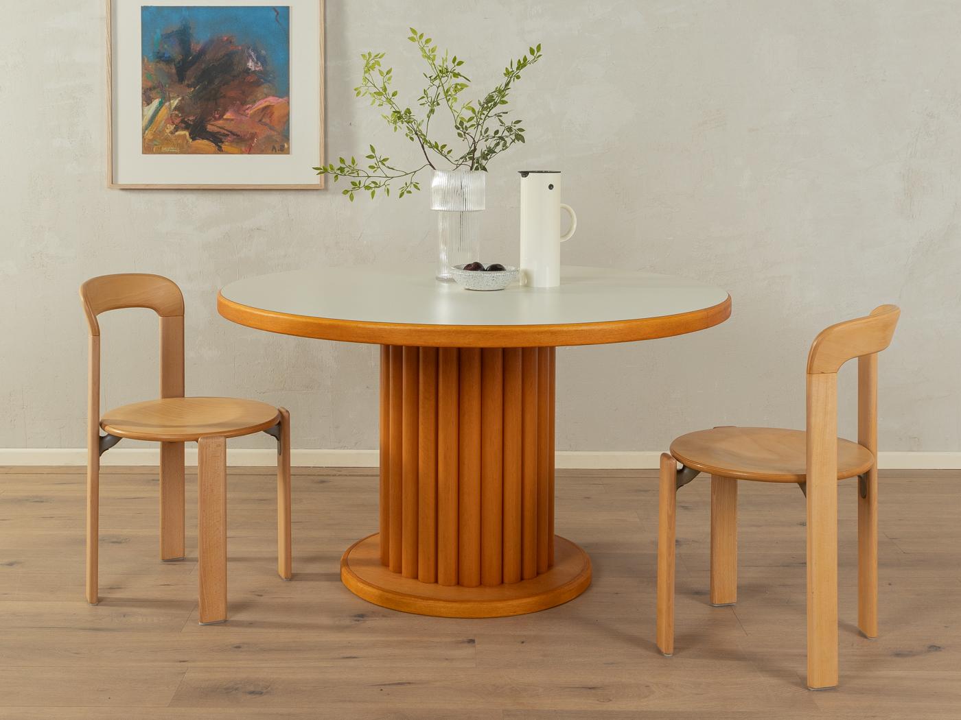 Mid-Century Modern 80s Dining Table by Flötotto For Sale