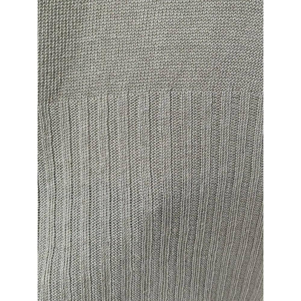 80s Emporio Armani gray linen knitted sweater In Good Condition In Lugo (RA), IT