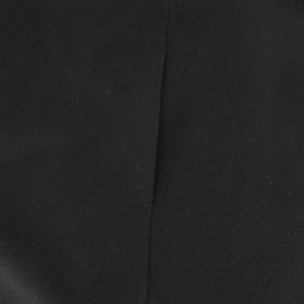 80s Emporio Armani Vintage black wool coat In Excellent Condition In Lugo (RA), IT