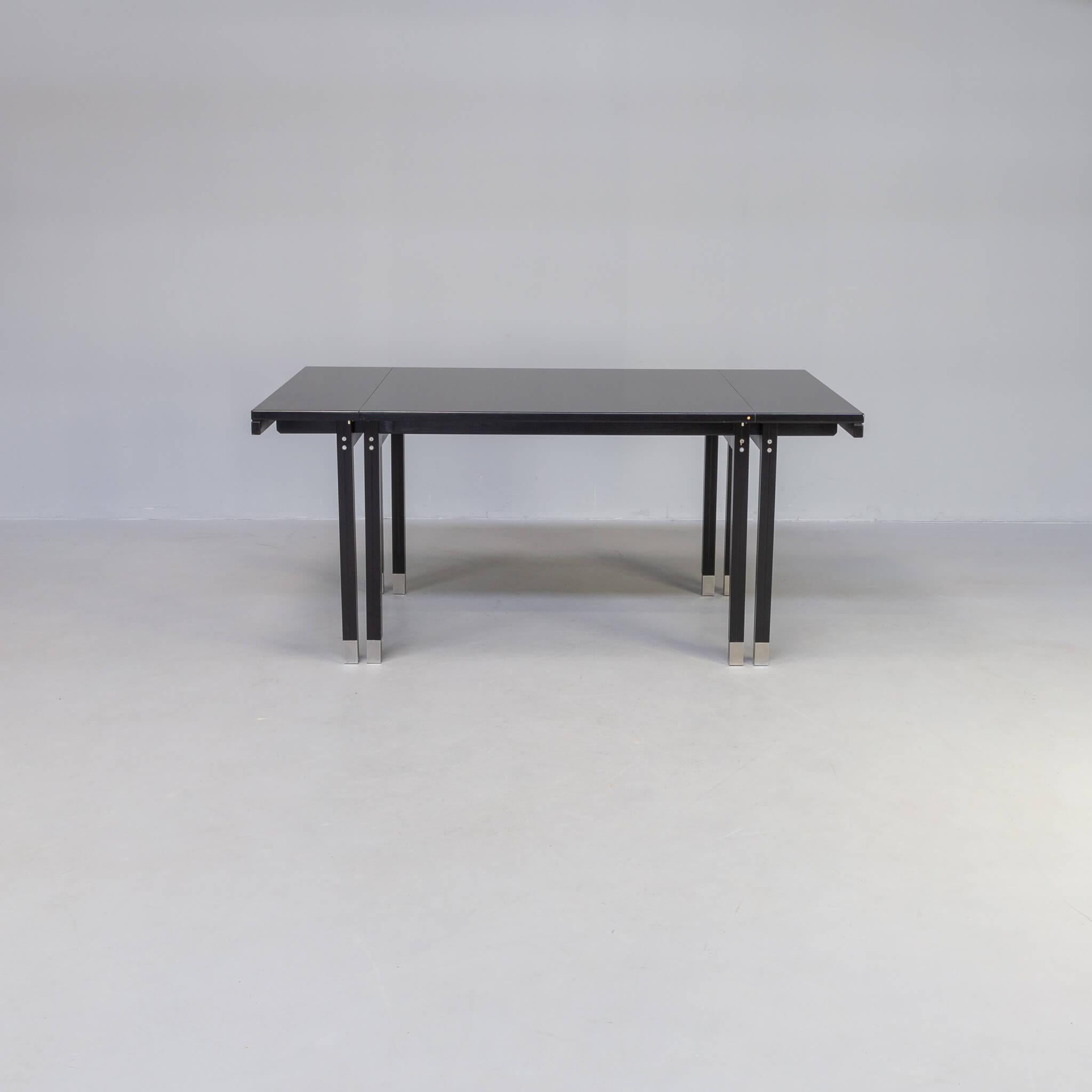 German 80s Ernst W. Beranek ‘Fine Forms’ Dining Table for Thonet For Sale