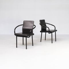 Ettore Sottsass ‘mandarin’ Chairs for Knoll Set/2