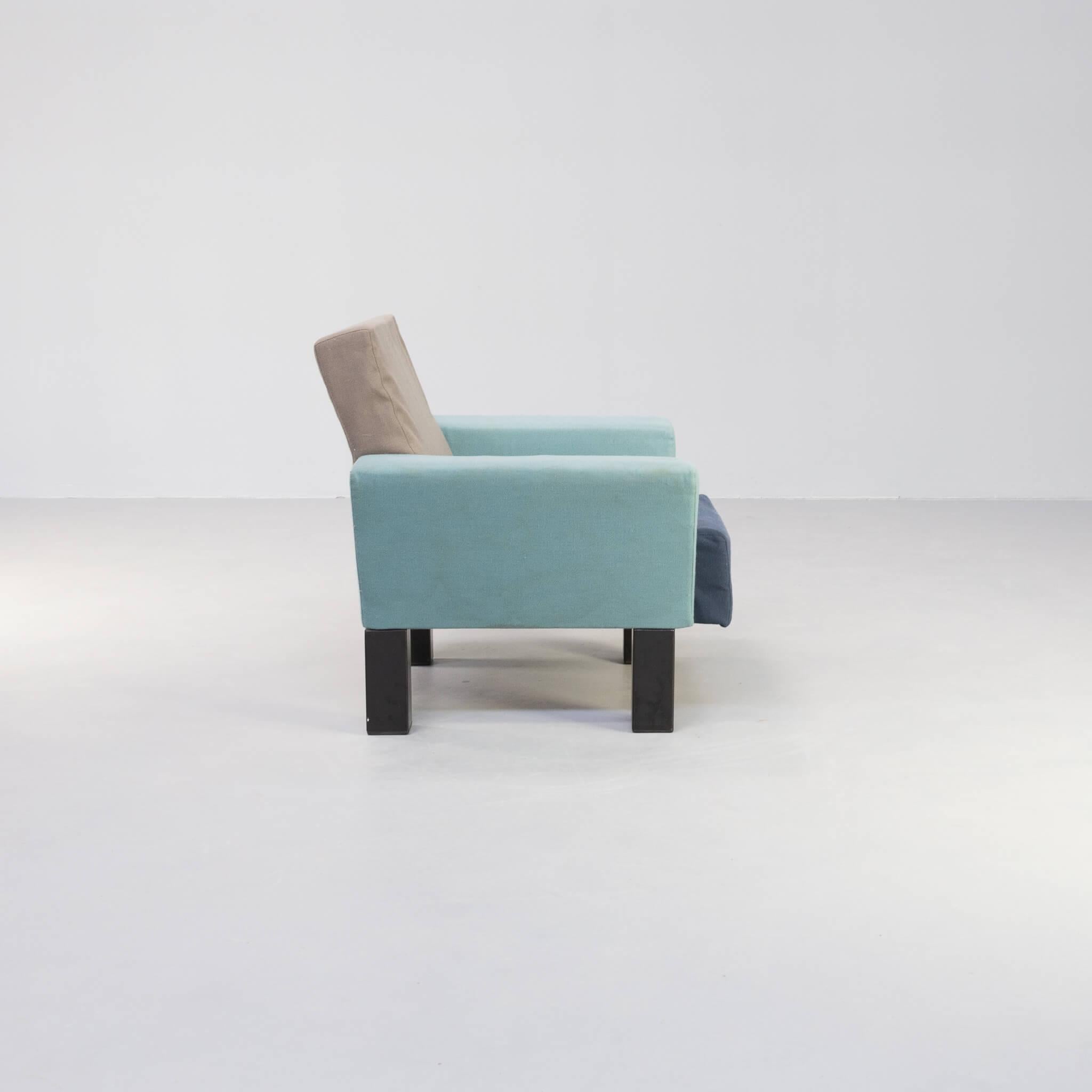 Italian 80s Ettore Sottsass ‘Westside’ Lounge Chair for Knoll For Sale