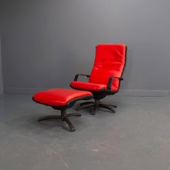 80s F.A. Porsche ‘Antropovarius’ lounge fauteuil for Poltrona Frau