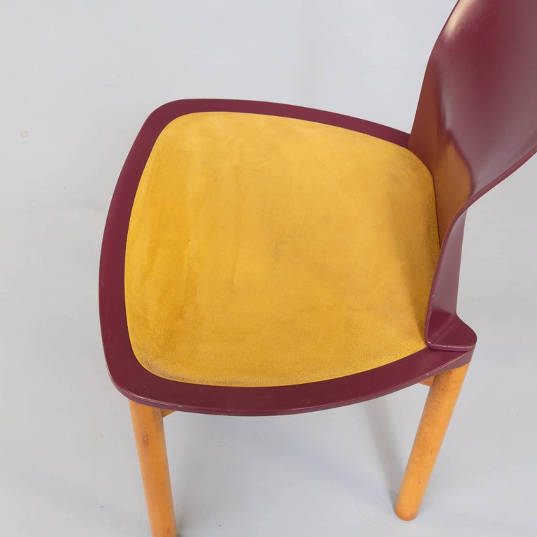 80s Francesco Binfare Dining Chair for Cassina Set/6 For Sale 6