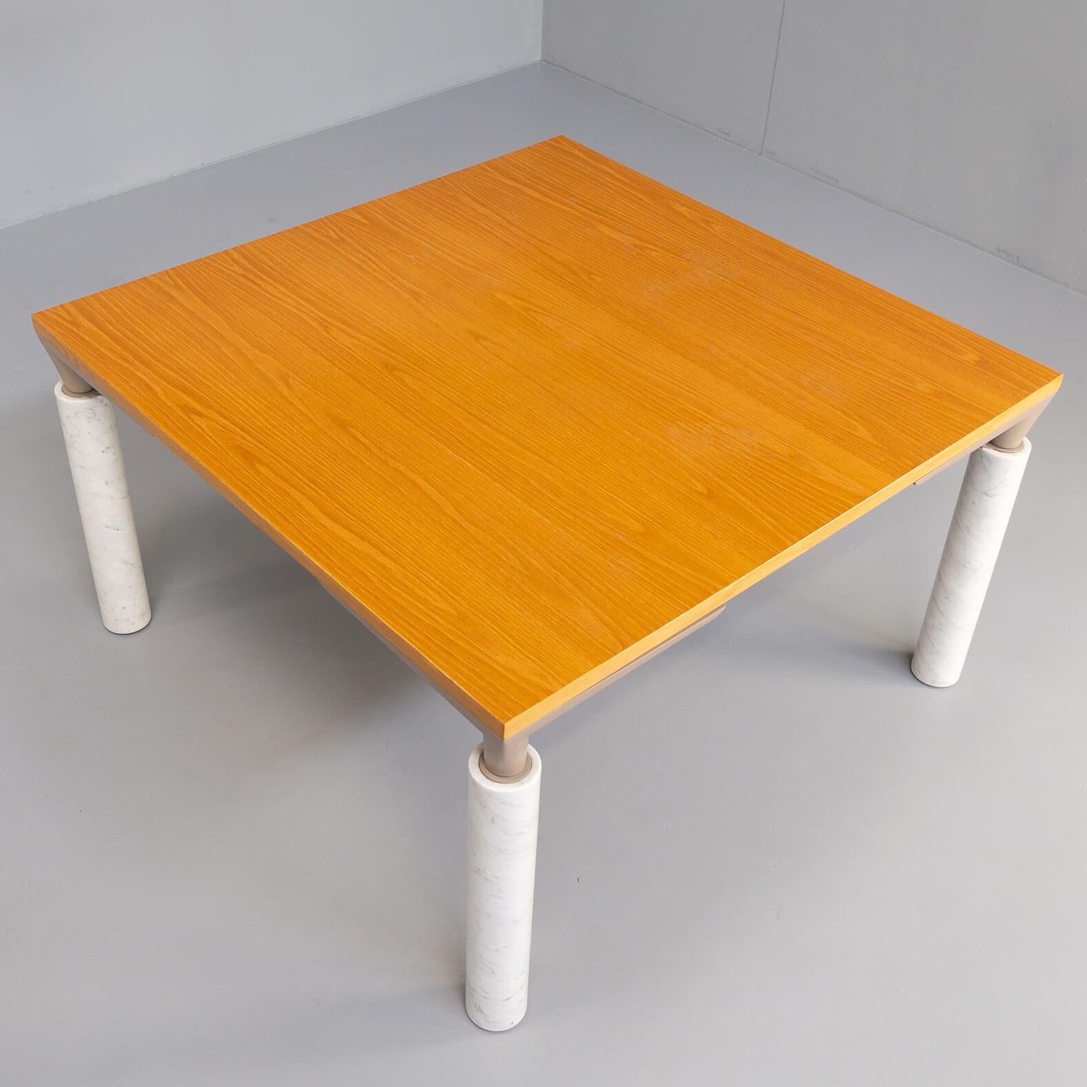 80s Francesco Binfare ‘lom850’ Dining Table by Cassina For Sale 6