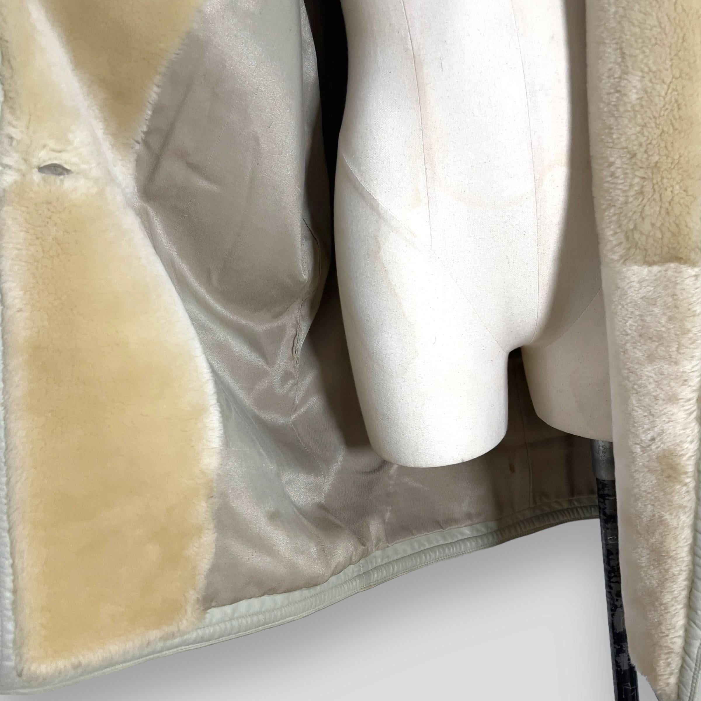 80s Gianni Versace sheepskin Coat 5