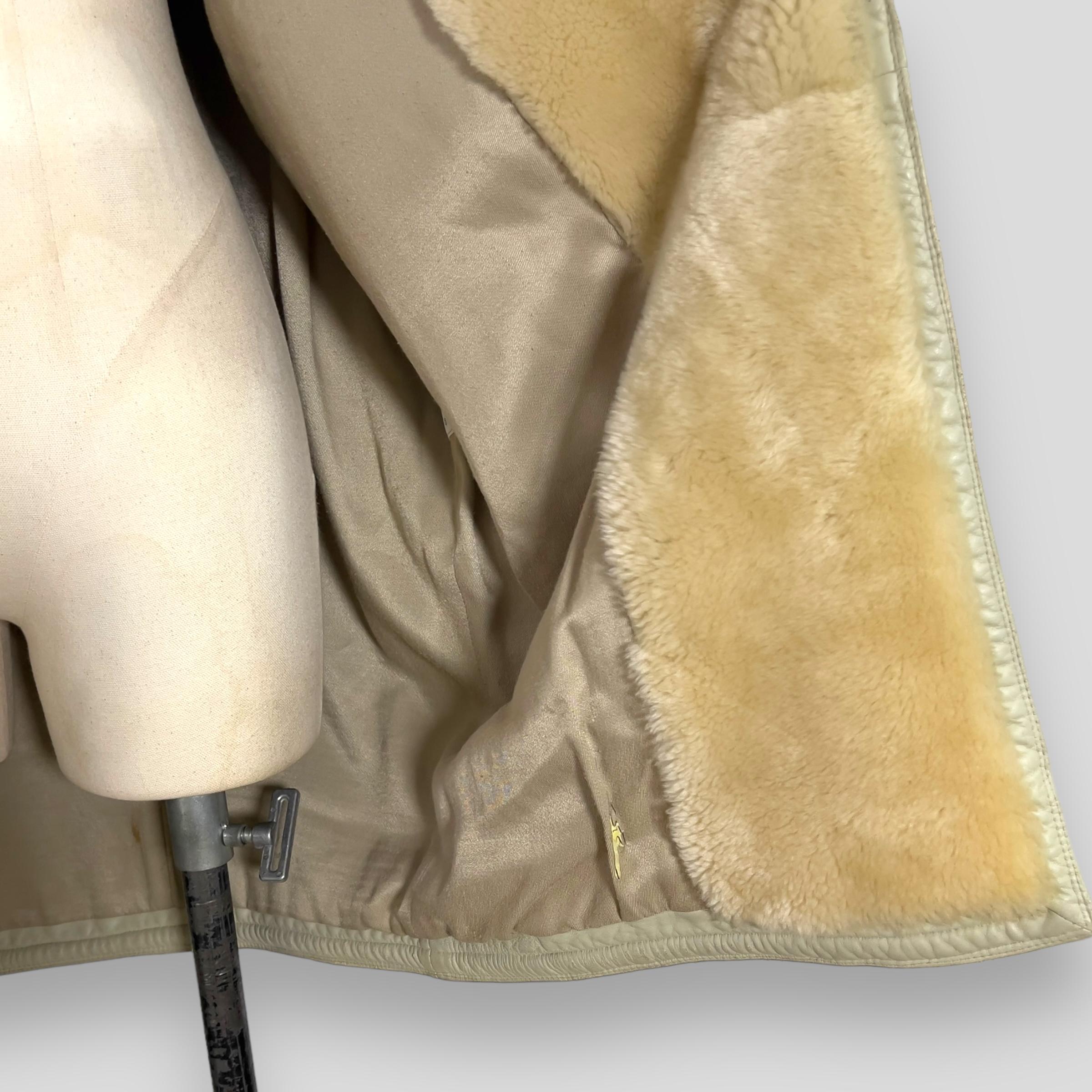 80s Gianni Versace sheepskin Coat 6