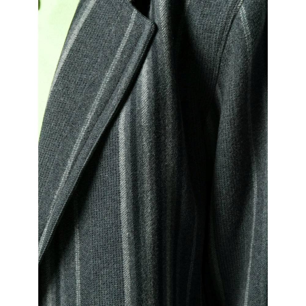 80s Gianni Versace Vintage grey striped wool jacket 1