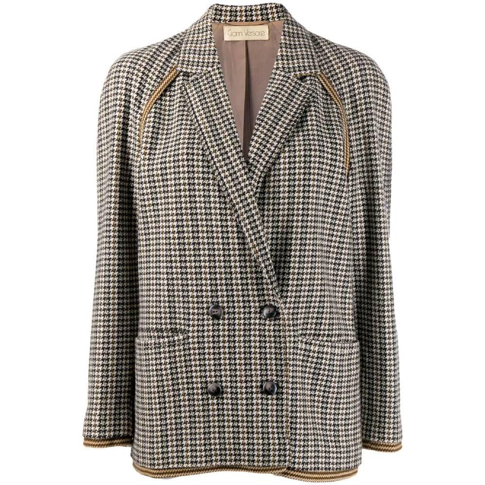 Gianni Versace 80s wool jacket For Sale at 1stDibs