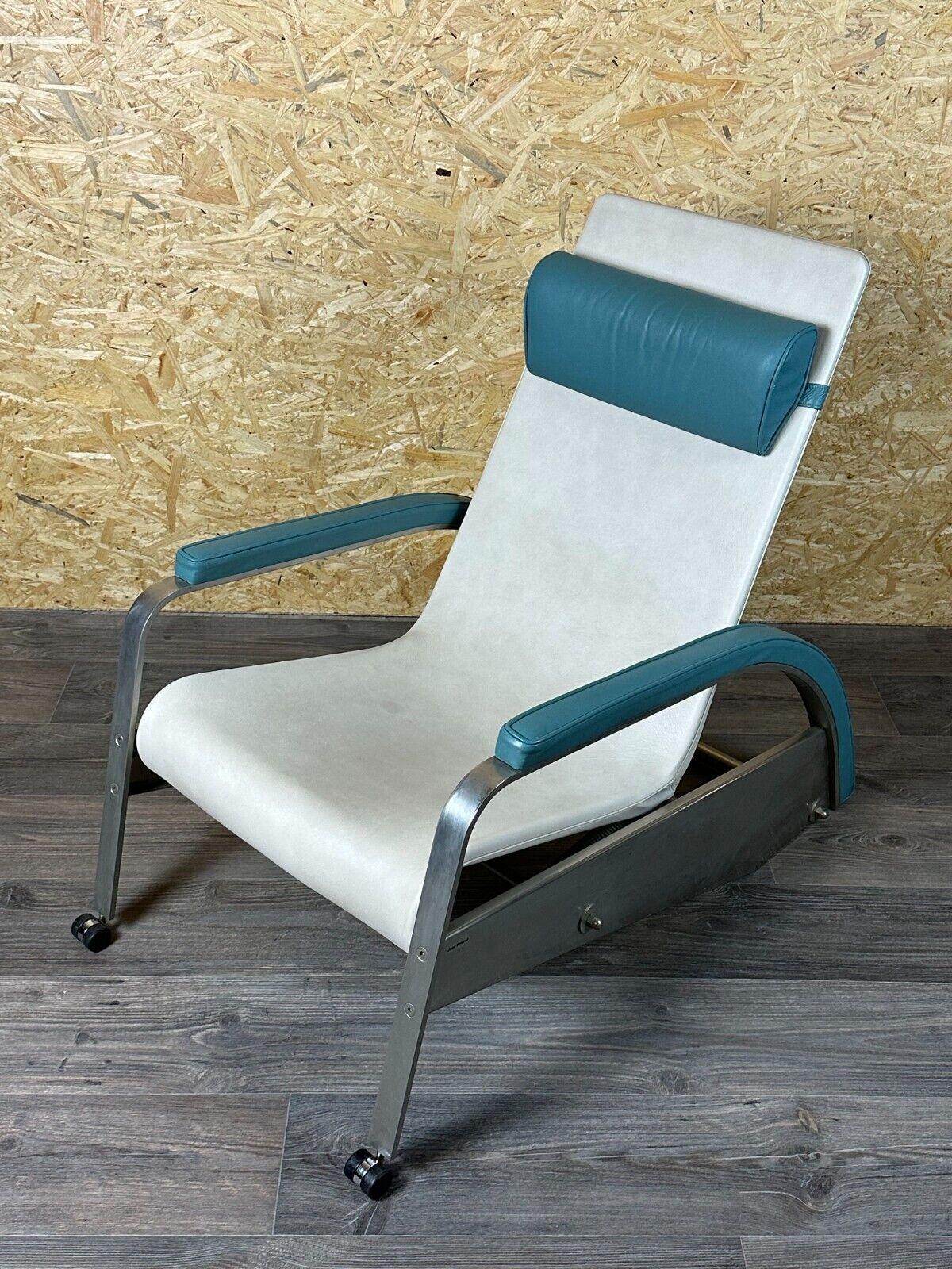 Metal 80s Grand Repos armchair Easy Chair Jean Prouve for Tecta Germany Design For Sale