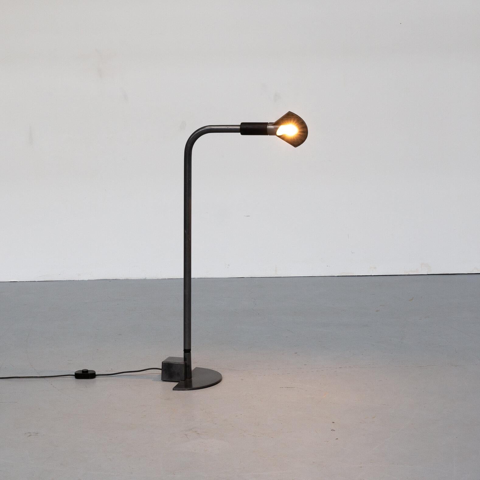 Italian 80s Hans Von Klier ‘Flopy’ Halogen Floorlamp for Bilumen For Sale