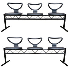 1980s Italian Contemporary Modern Bench, Pair