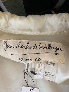 80s Jean Charles de Castelbajac creme wool Jacket