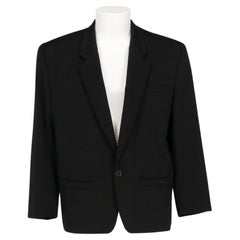 80s Kenzo Vintage black wool jacket