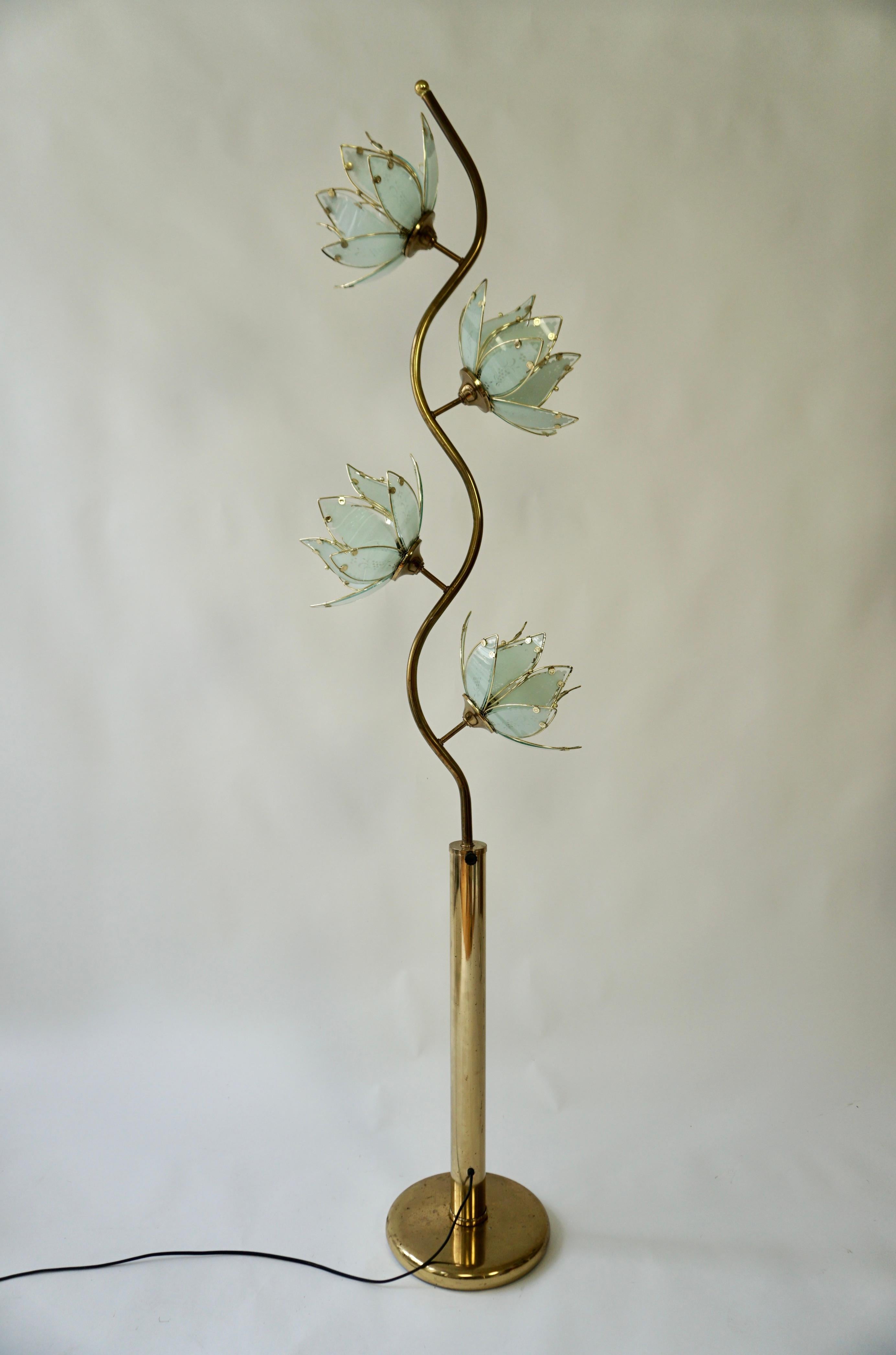 lampadaire lotus