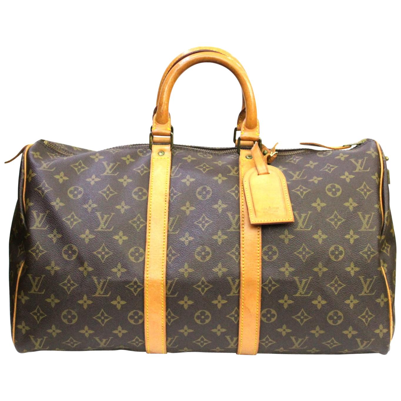 80s Louis Vuitton Monogram Keepall
