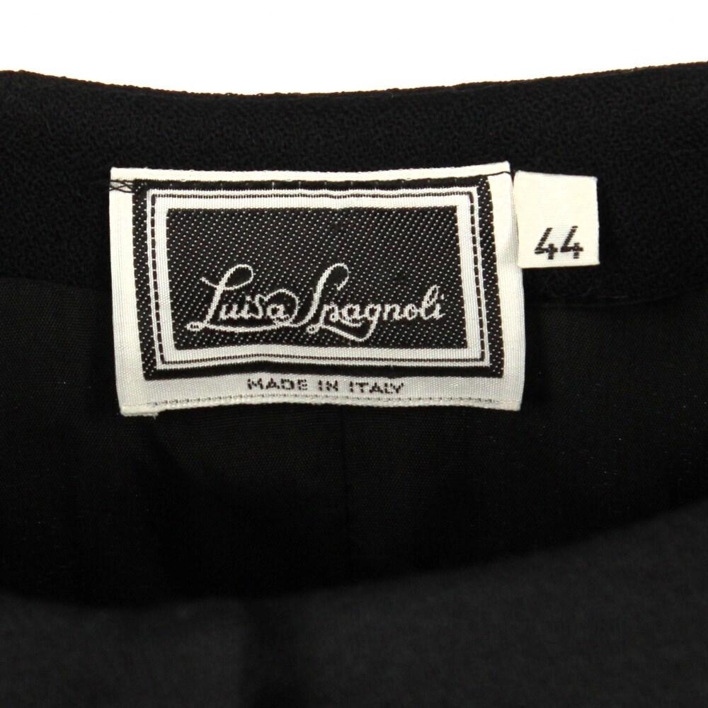 80s Luisa Spagnoli black wool jacket In Excellent Condition In Lugo (RA), IT