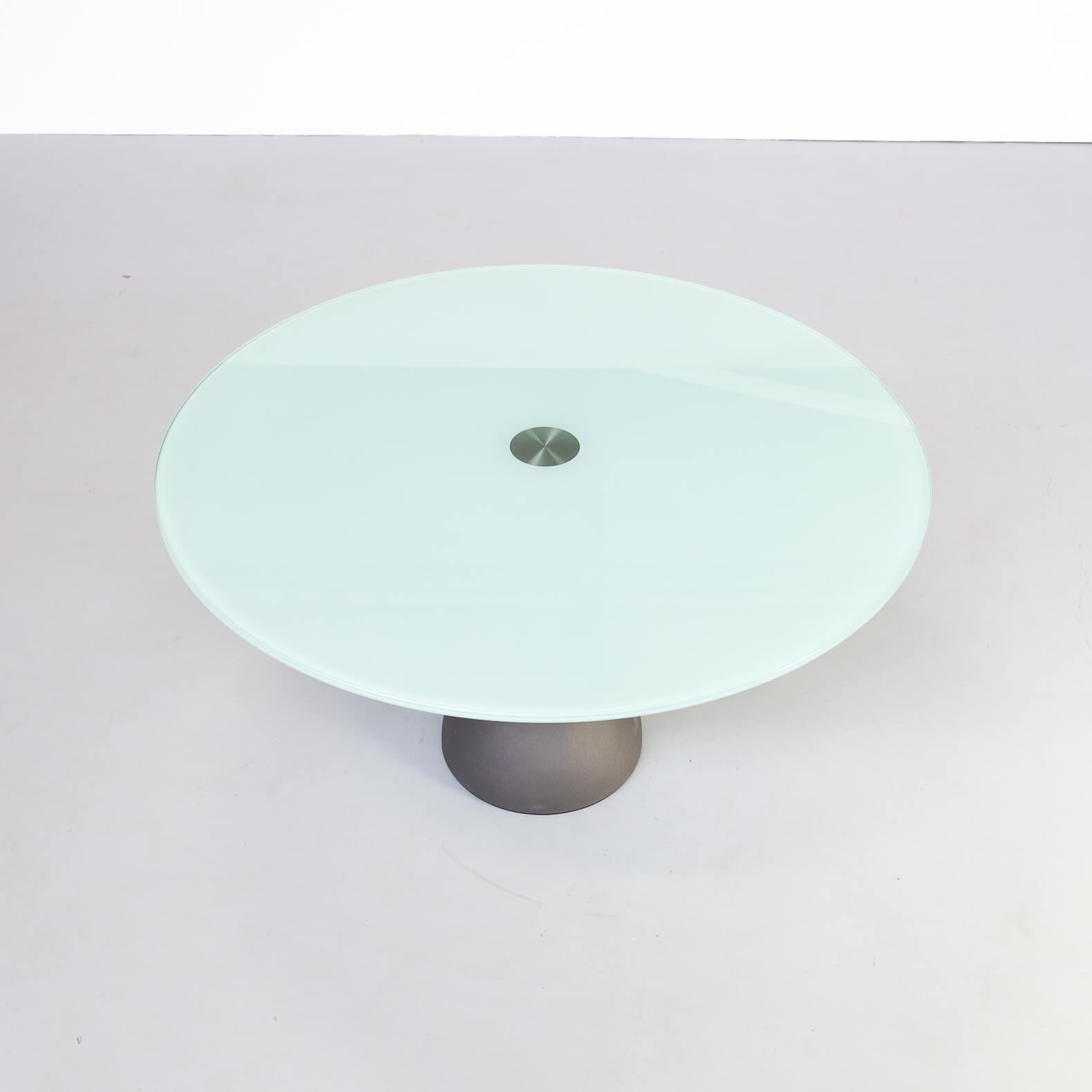 Mid-Century Modern 1980s Massimo and Lella Vignelli ‘Calice’ Dining Table for Poltrona Frau For Sale