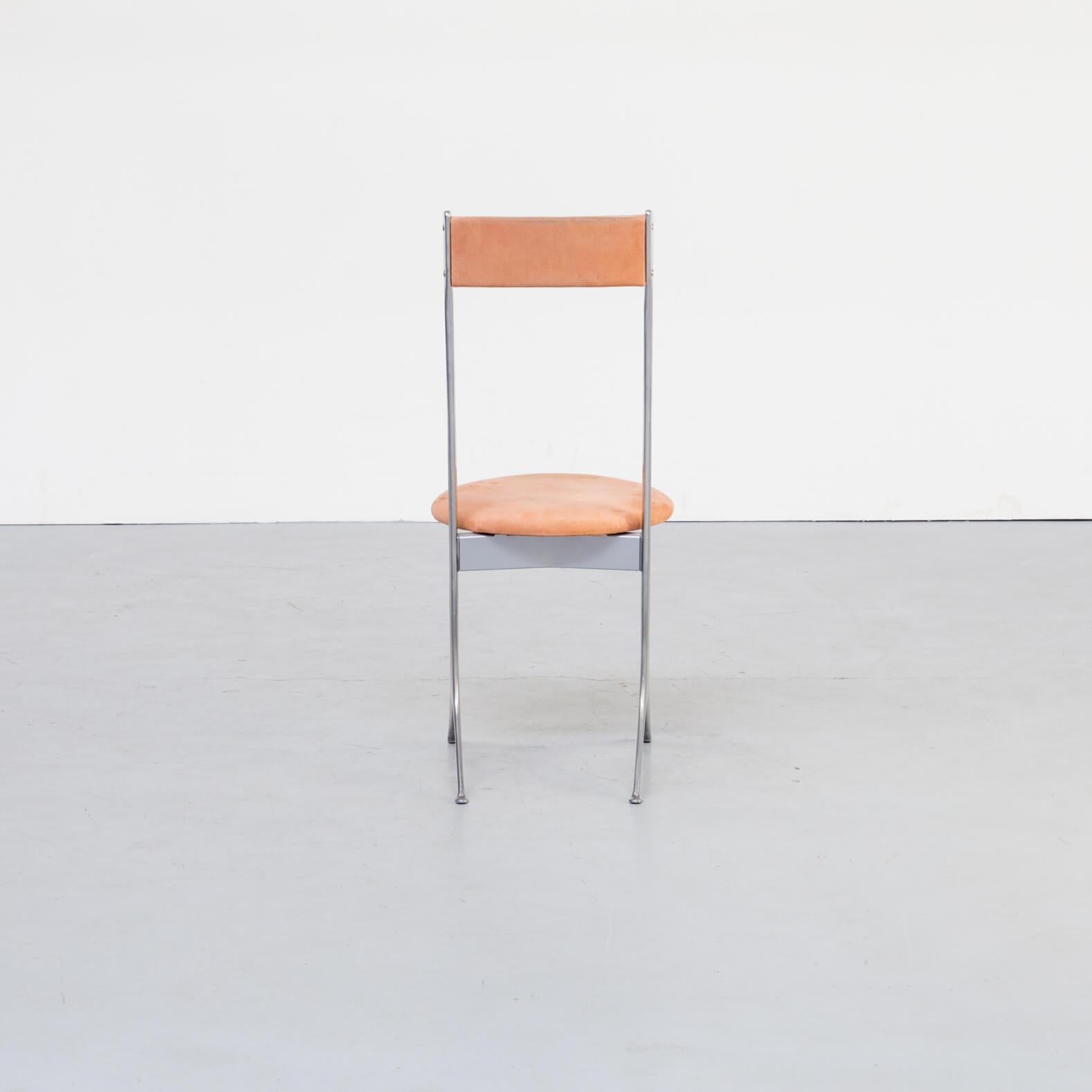 20th Century 1980s Minimalistic Italian Design Side Chair for Zanotta For Sale