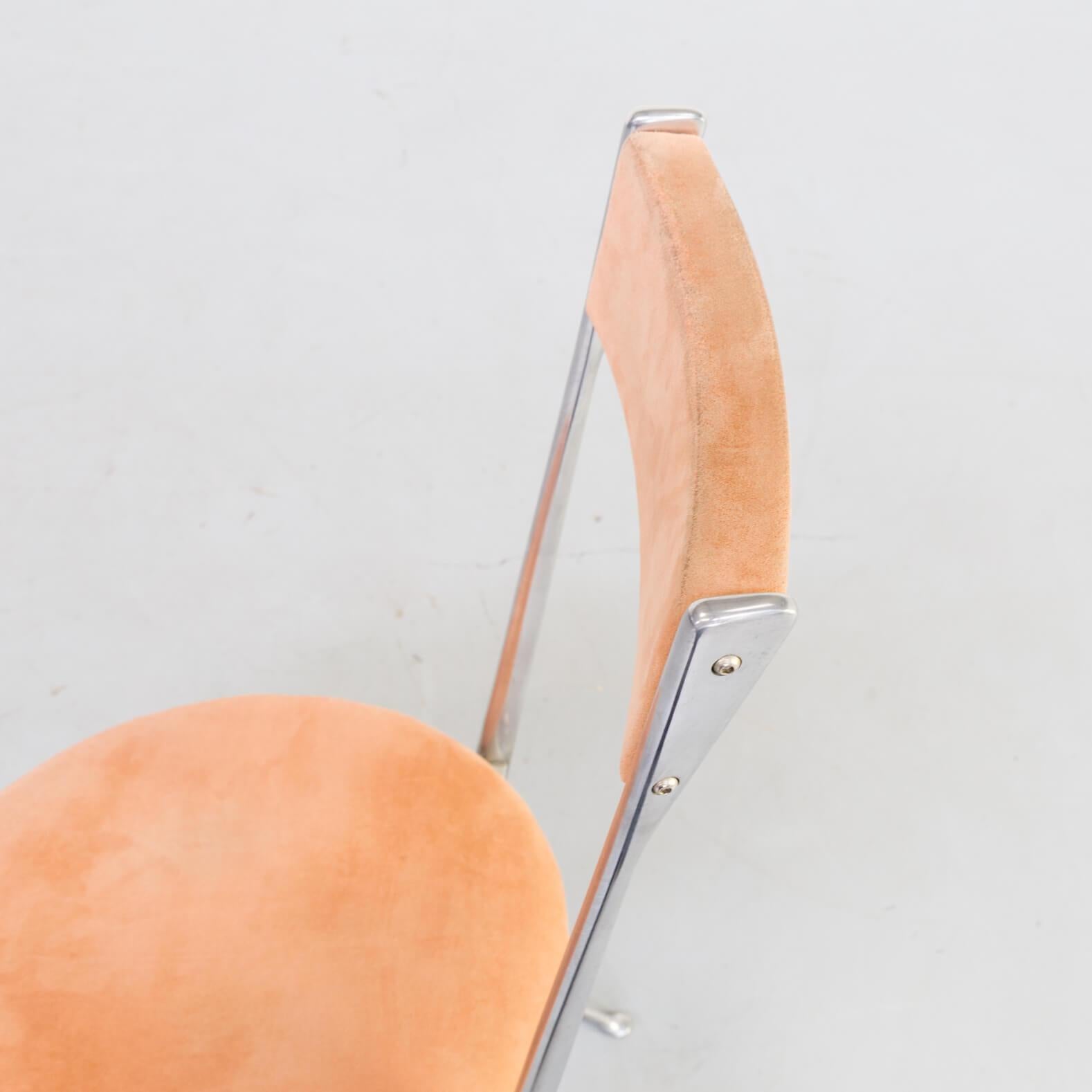 1980s Minimalistic Italian Design Side Chair for Zanotta For Sale 2