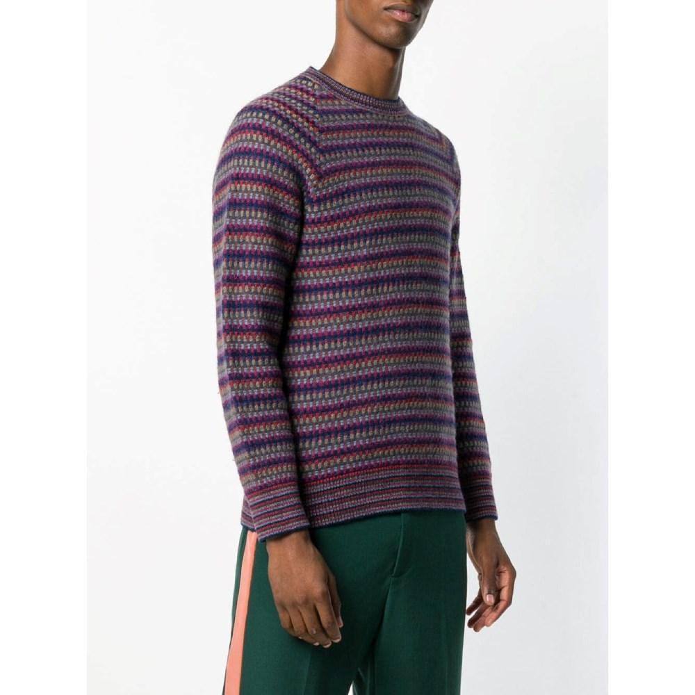 80s Missoni Sport Vintage multicolor striped wool sweater For Sale 1