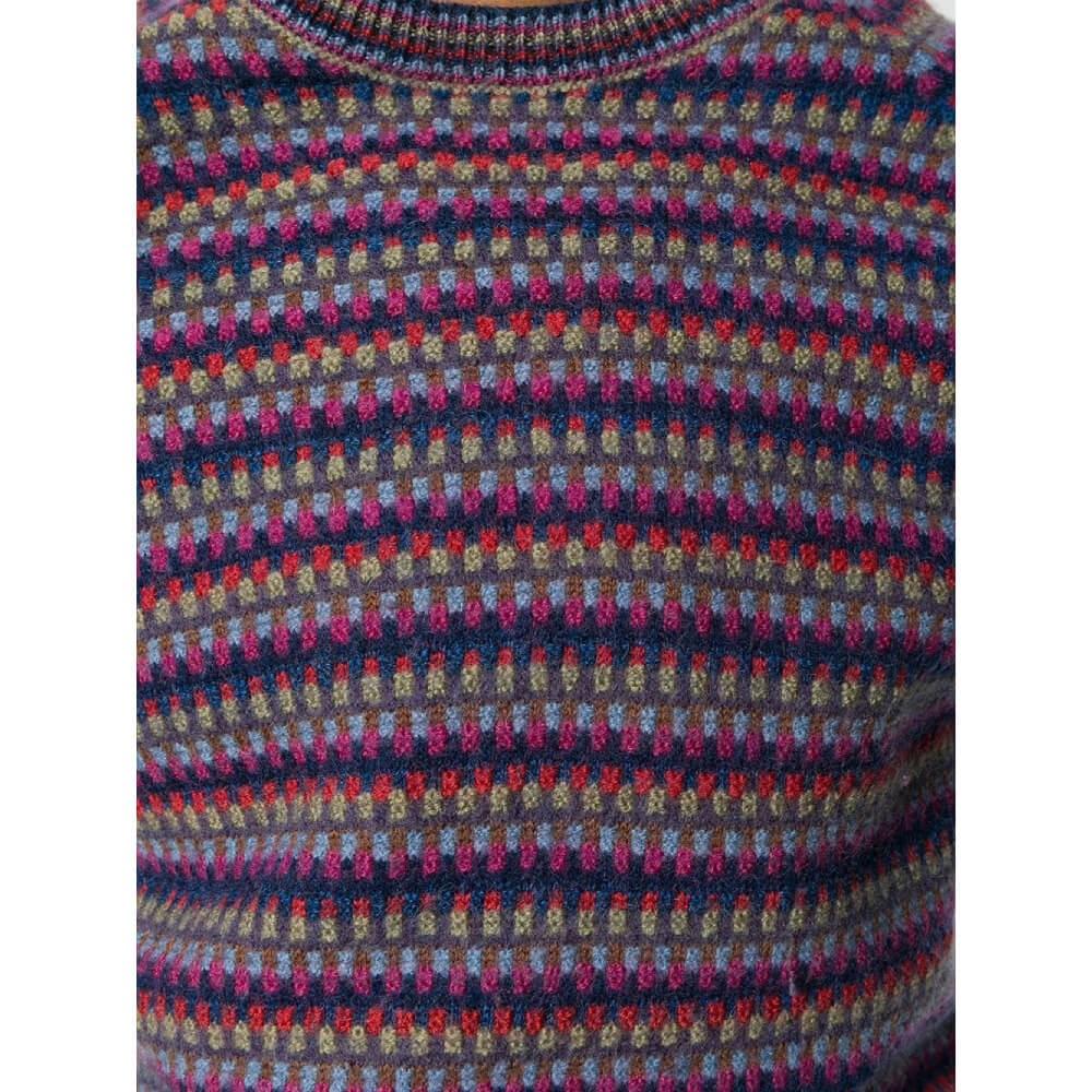 80s Missoni Sport Vintage multicolor striped wool sweater For Sale 2