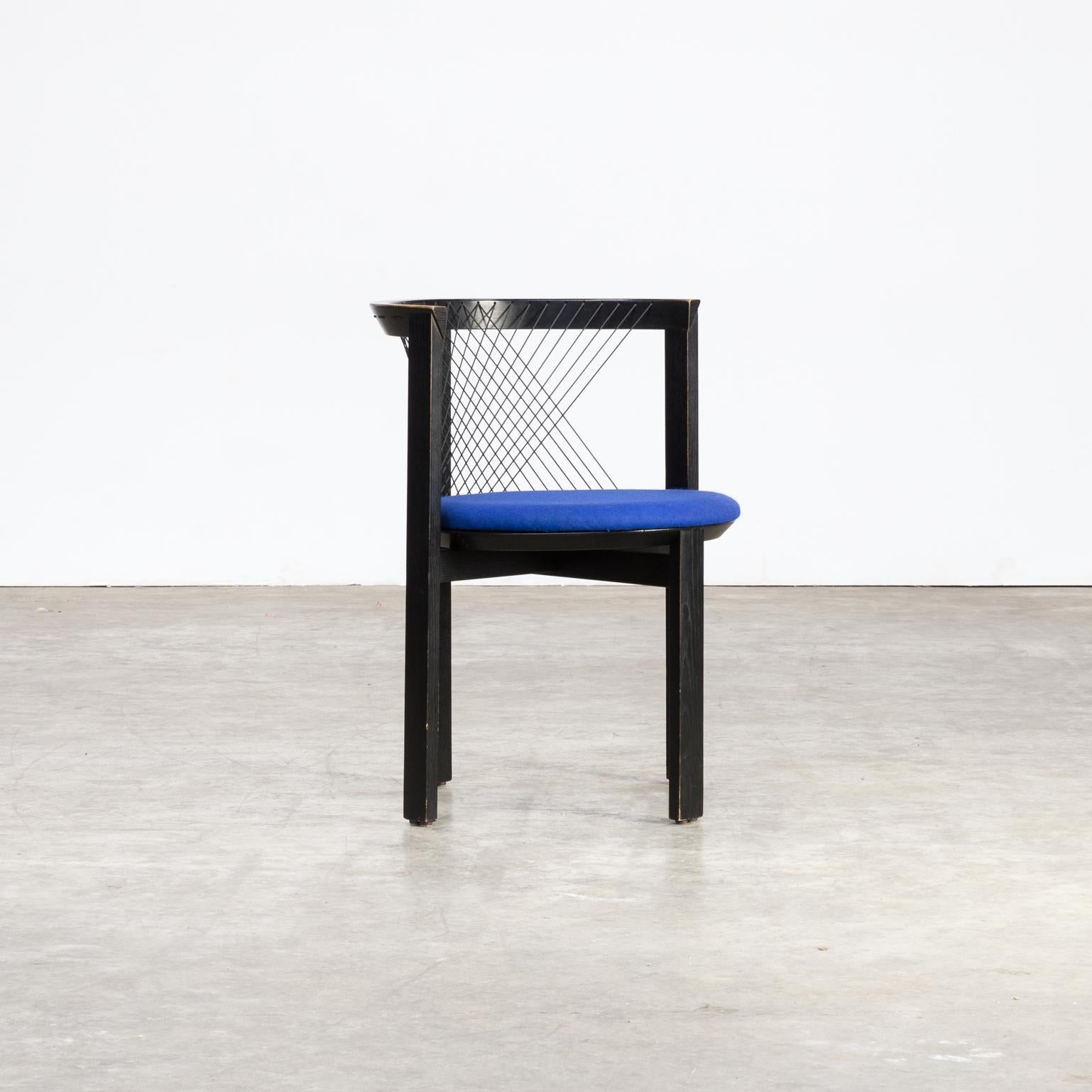 1980s Niels Jørgen Haugesen ‘String’ Chair for Tranekaer, Denmark, Set of 6 For Sale 2