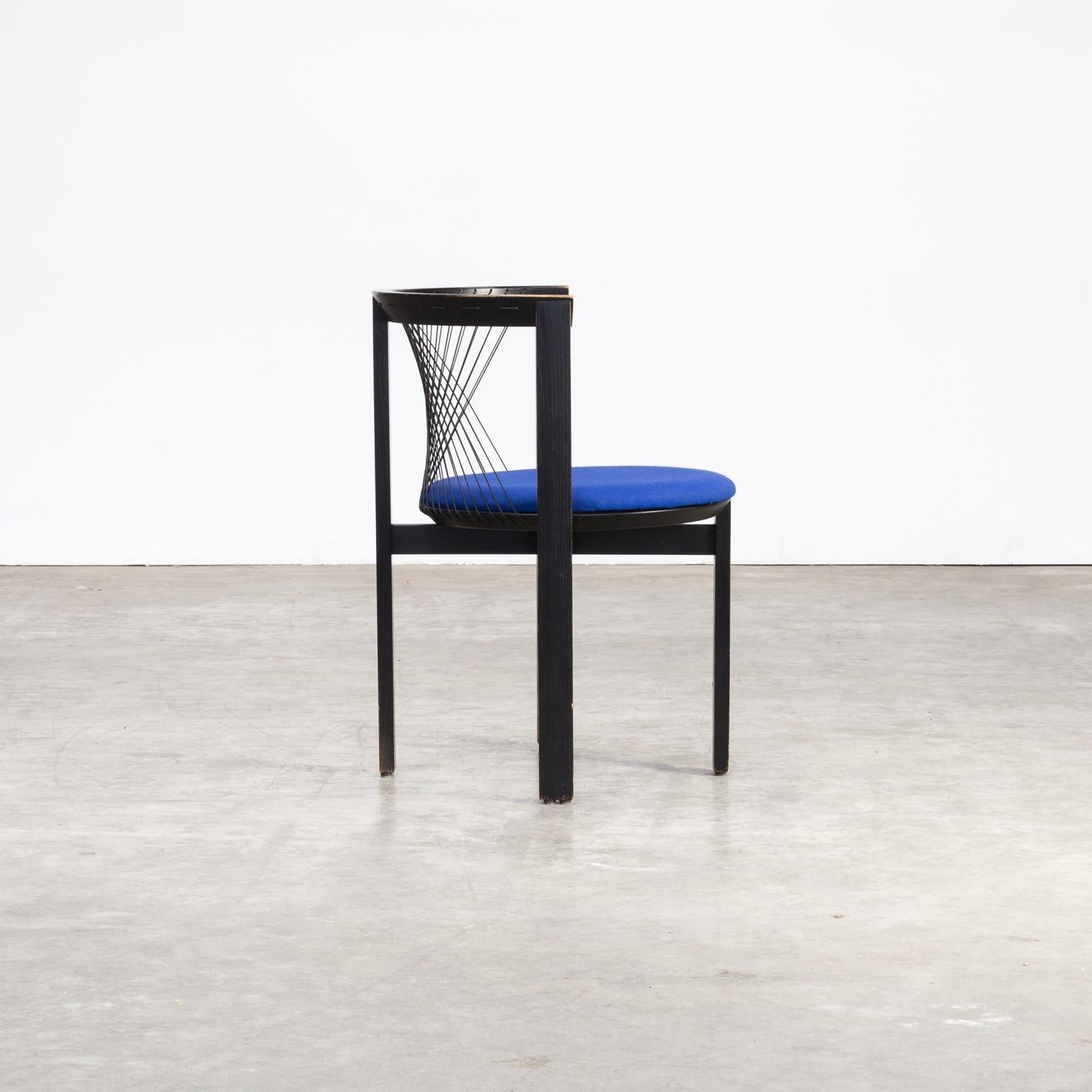 1980s Niels Jørgen Haugesen ‘String’ Chair for Tranekaer, Denmark, Set of 6 For Sale 3