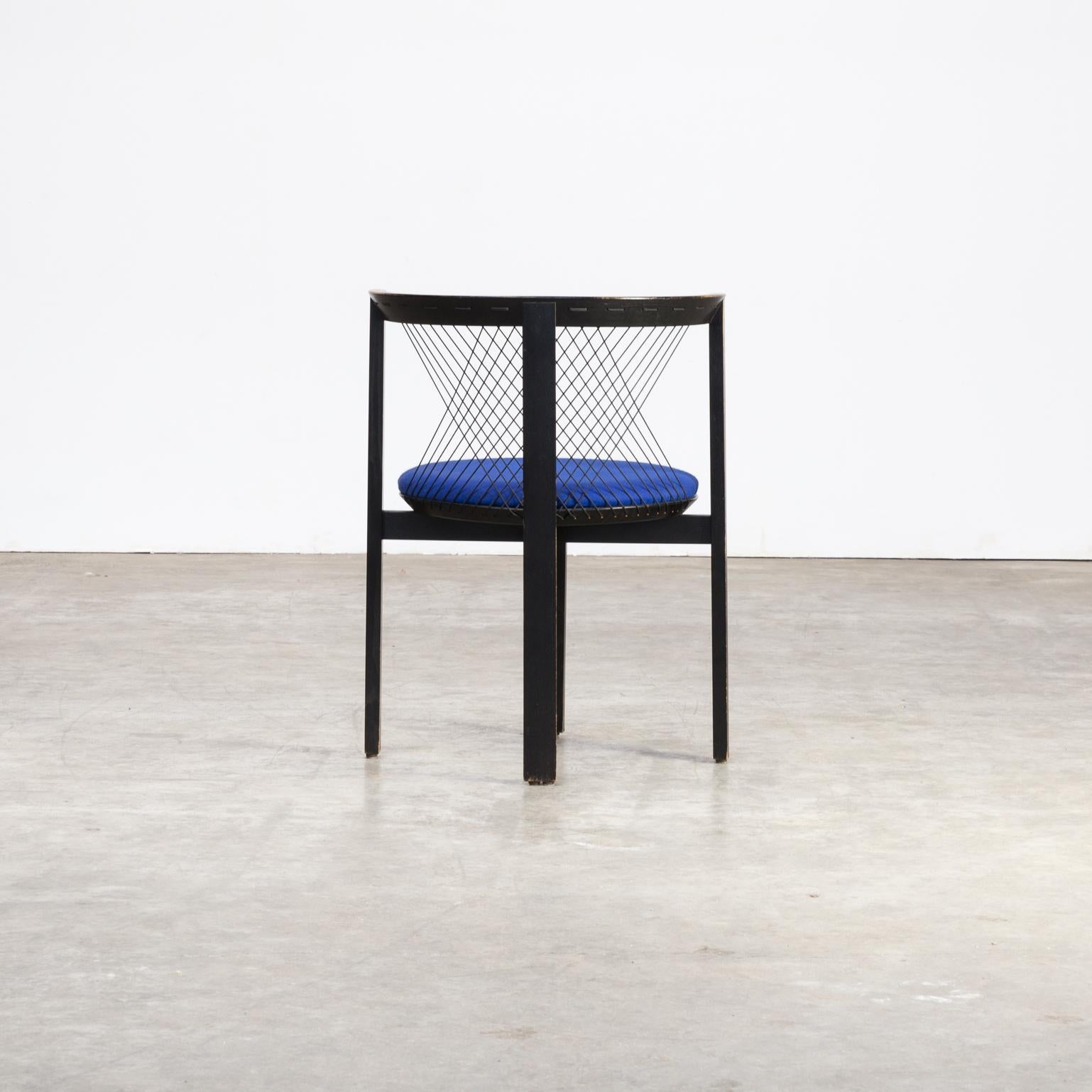 1980s Niels Jørgen Haugesen ‘String’ Chair for Tranekaer, Denmark, Set of 6 For Sale 4