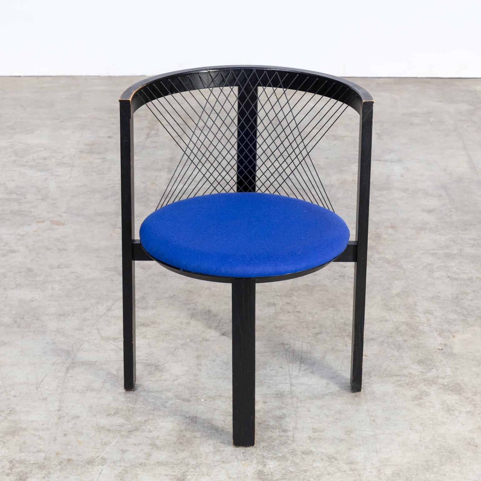 1980s Niels Jørgen Haugesen ‘String’ Chair for Tranekaer, Denmark, Set of 6 For Sale 5