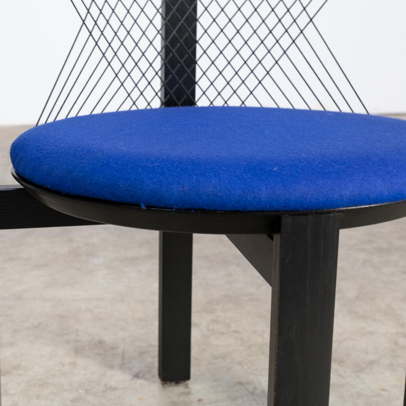 1980s Niels Jørgen Haugesen ‘String’ Chair for Tranekaer, Denmark, Set of 6 For Sale 6