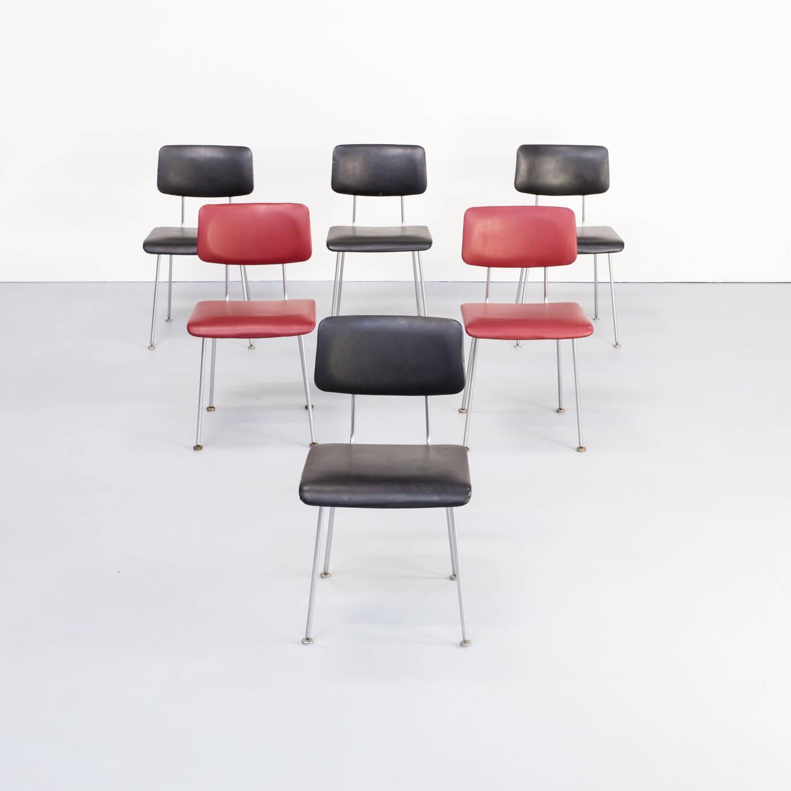 Dutch 1980s Ontwerpbureau N.v. Gispen 1231/1232 Cirrus Chairs for Gispen, Set of 6 For Sale