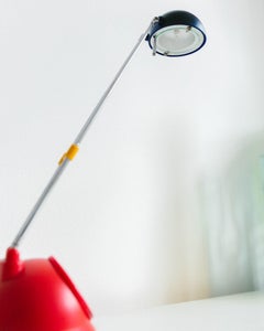 Lámpara de escritorio Pop Art de los 80 de estilo Memphis posmoderno