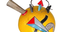 80s By Design Modern Memphis Design Fatto a mano Marilee Hall Teiera d'arte astratta firmata