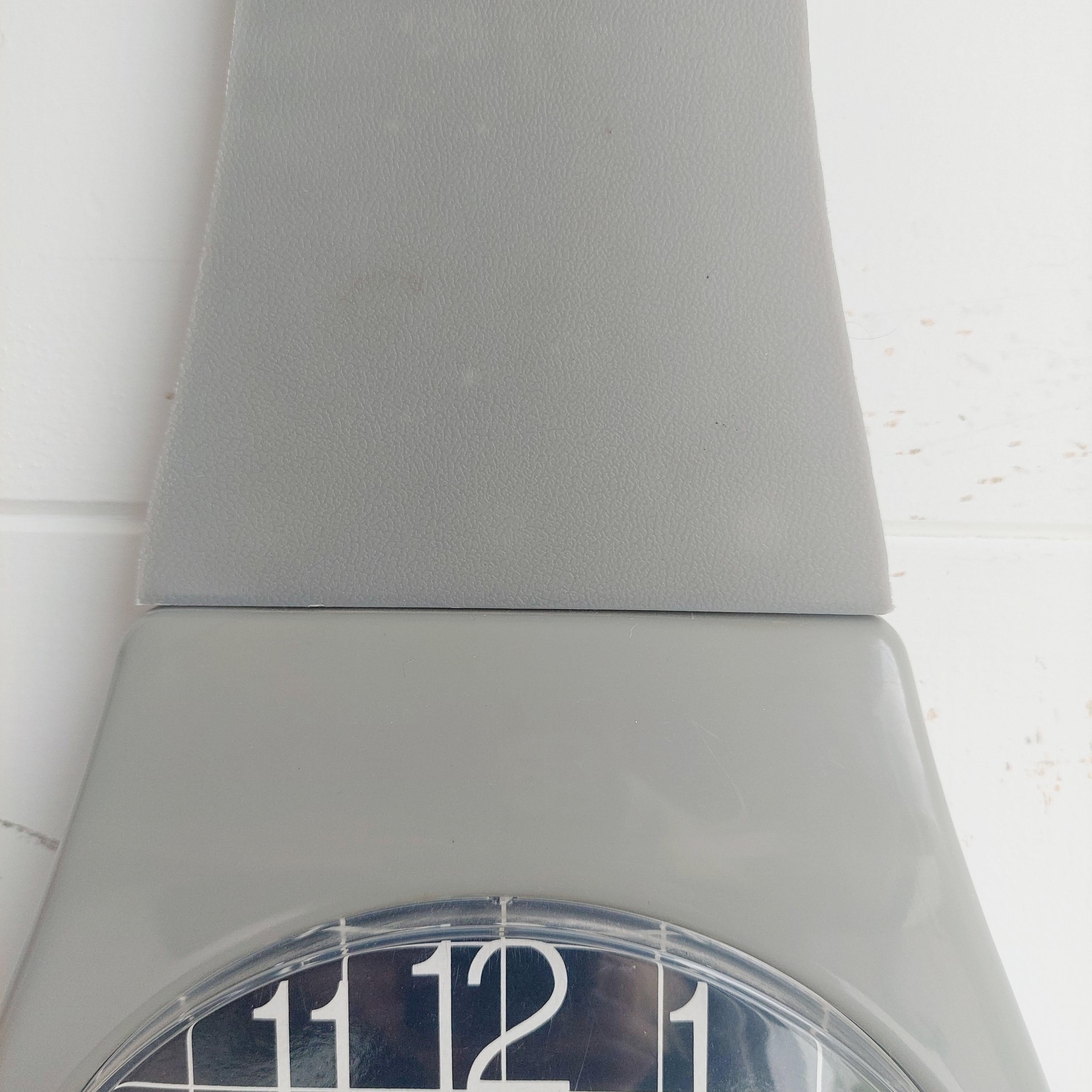 Taiwanese 80s Postmodern memphis age XL Wall clock  wristwatch style