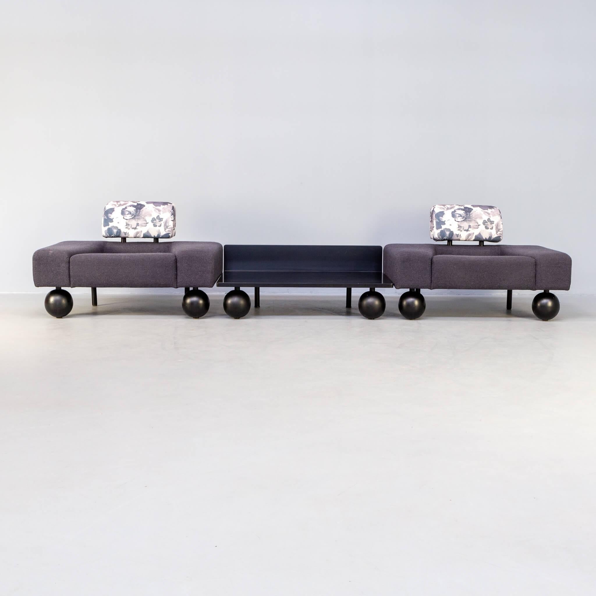 80s Rob Eckhardt ‘Pouffe Garni’ Lounge Chairs for Pastoe Set/2 For Sale 4
